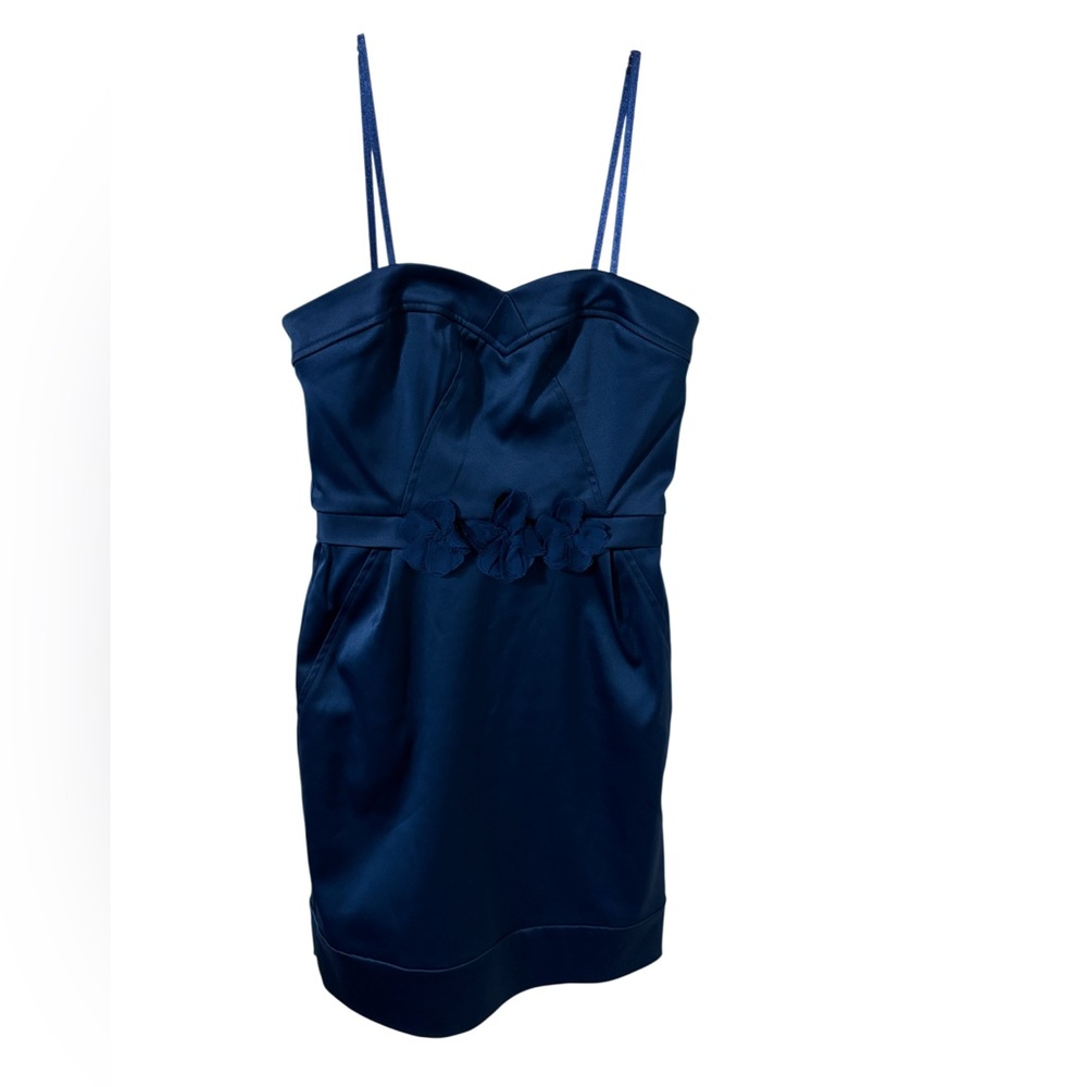 BCBG Paris Elegant Admiral Blue Dress